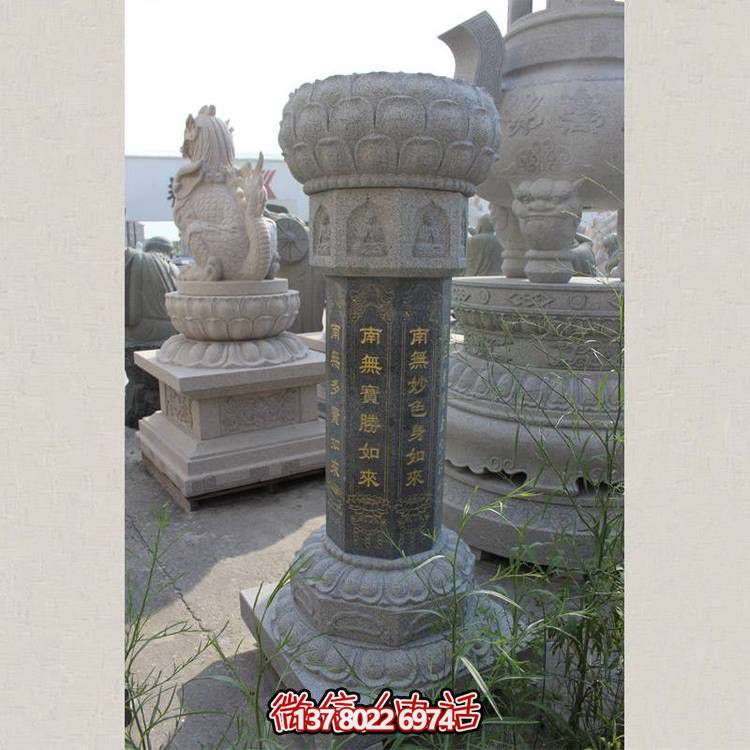 精美大理石浮雕石柱，点缀你的寺庙