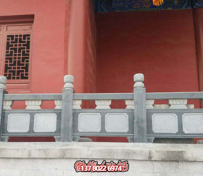 精美芝麻白大理石栏板扶手雕塑系列