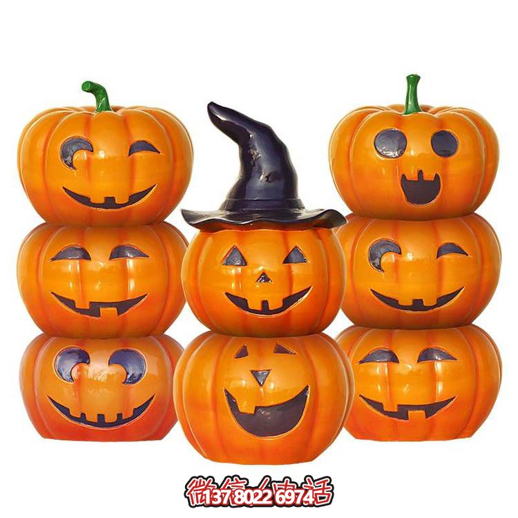 万圣节卡通雕塑美陈摆件为您的商场带来怪异的气息