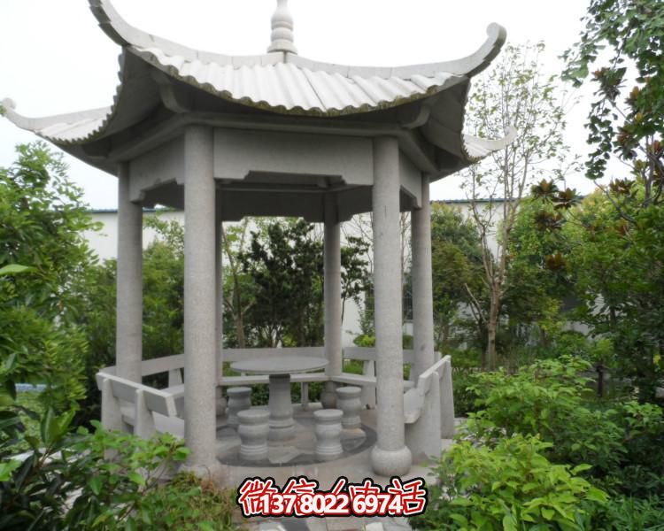 大理石花园凉亭石雕雕塑装饰