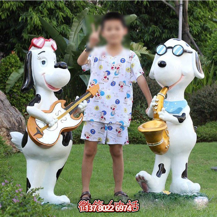 室外音乐动物雕塑摆件