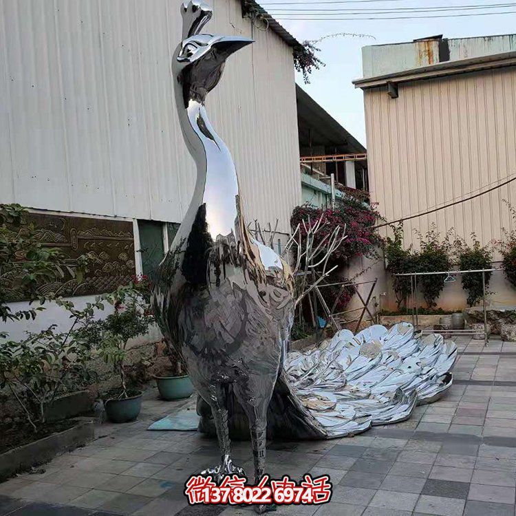 不锈钢户外广场大型抽象创意园林景观雕塑