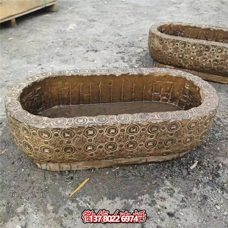 唯美老石槽，给你完美园林景观