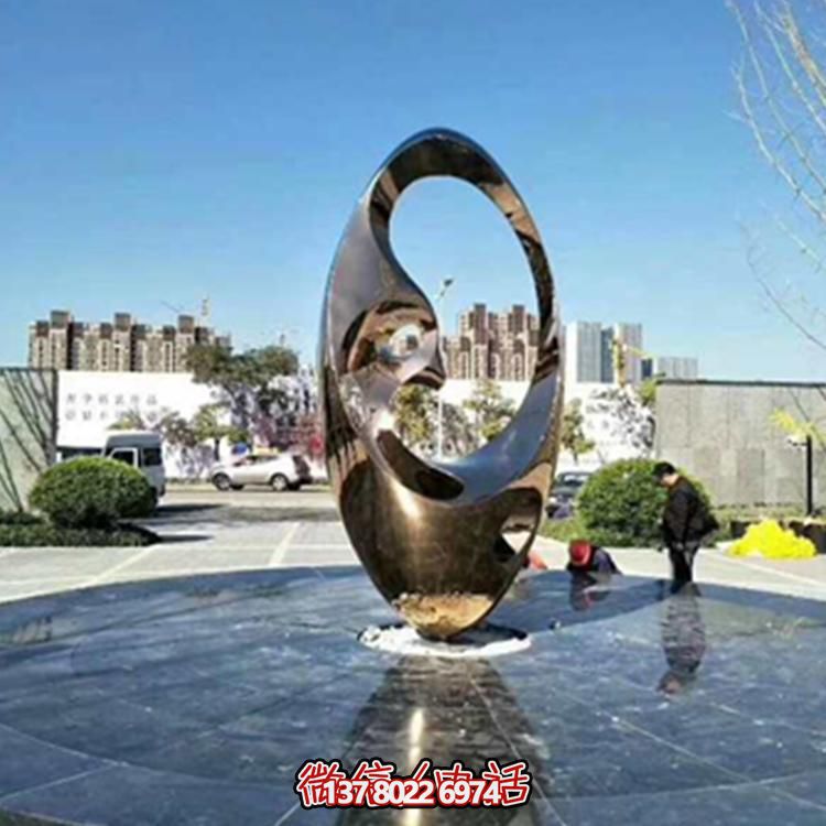 高雅艺术不锈钢圆环摆件