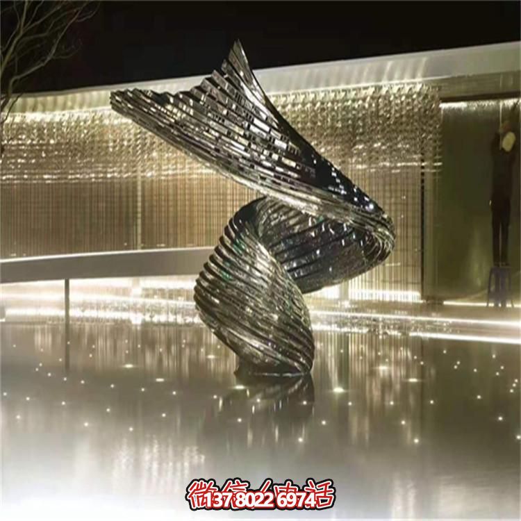 不锈钢艺术景观水景喷泉摆件