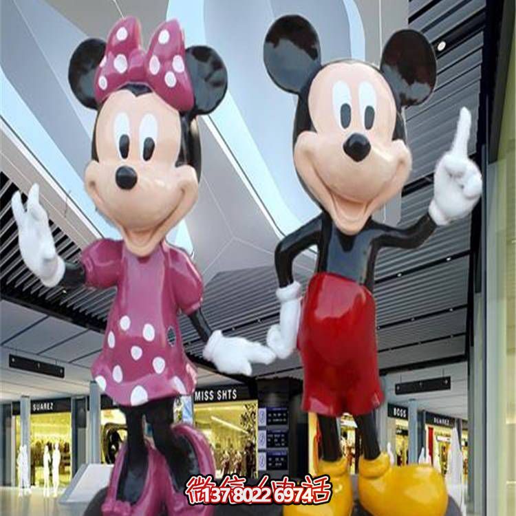 玻璃钢卡通人物摆件