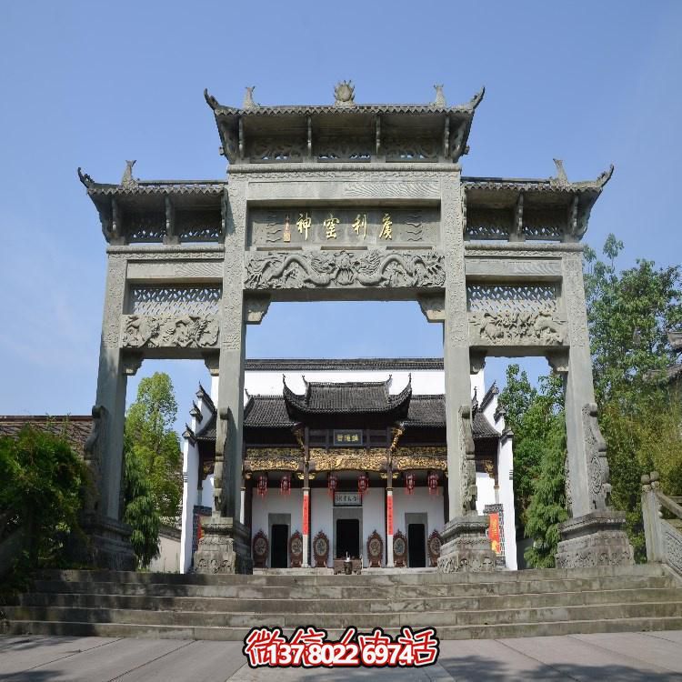传承中式文化，体验大型石雕牌坊与雕塑的魅力