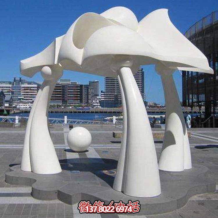 大型创意抽象玻璃钢景观摆件——在广场搭建梦幻的视觉世界