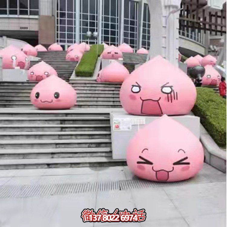 玻璃钢卡通搞怪表情雕塑——让你的生活充满笑容