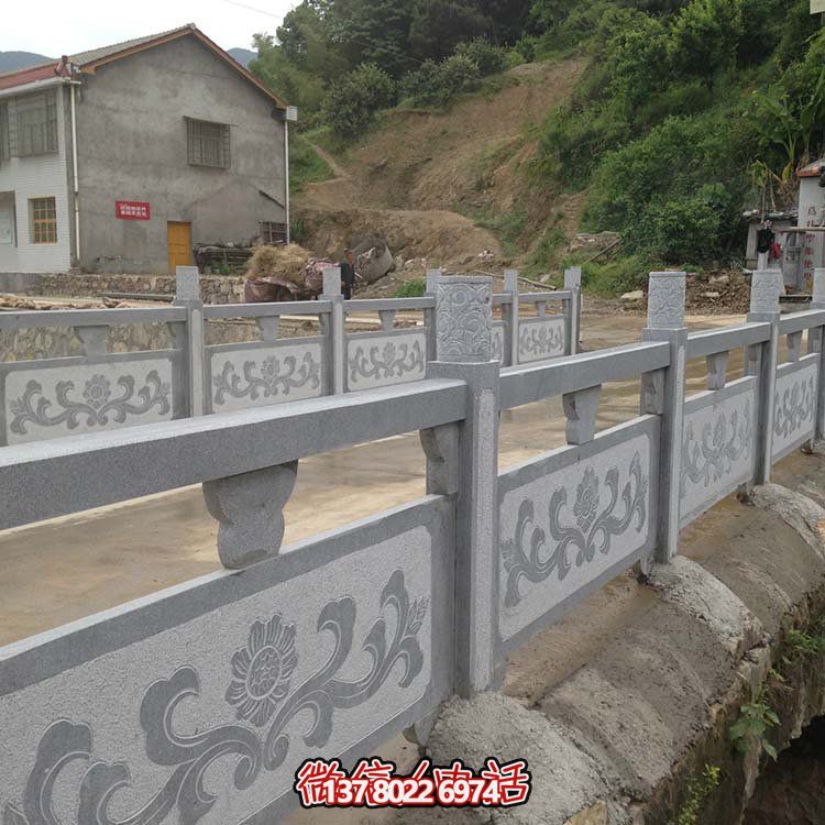 精致的乡镇大理石石雕景观围栏雕塑