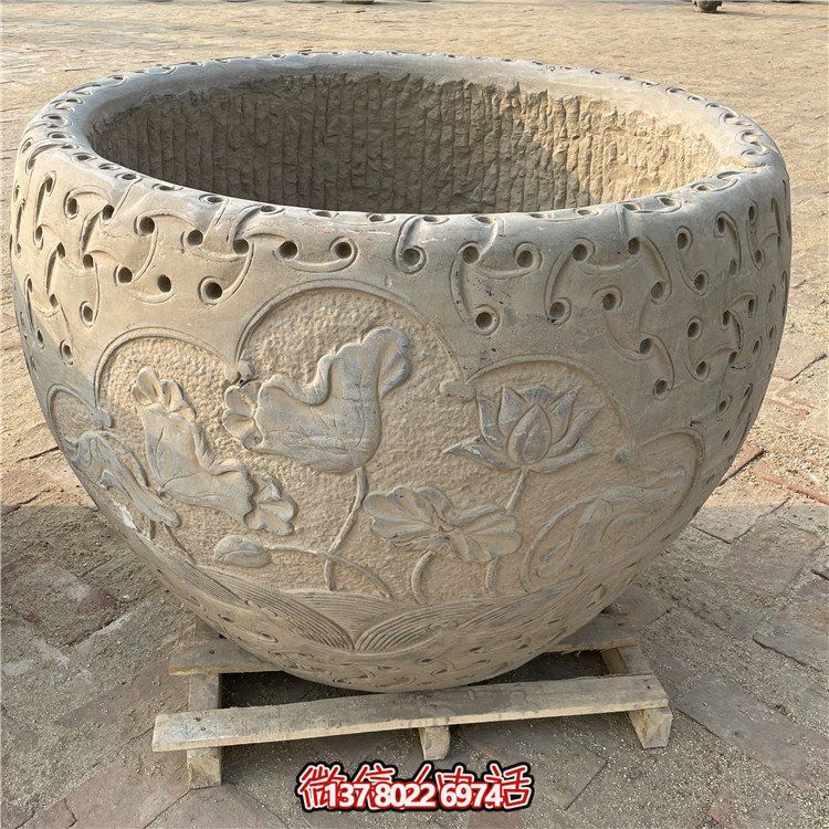 青石古意水缸，让你融入古典世界