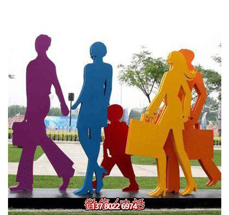 不锈钢雕塑购物袋，提升海边景区购物体验