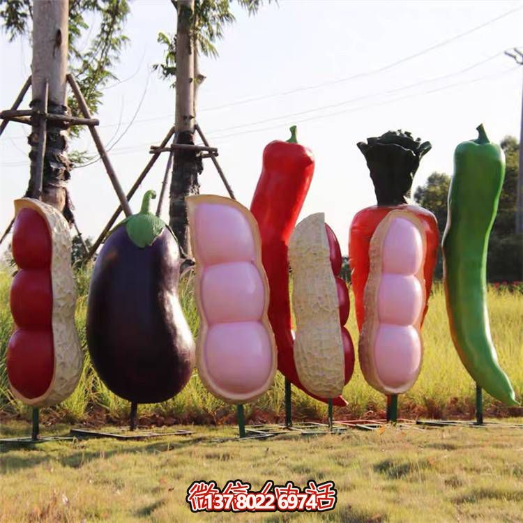 农村创意玻璃钢摆件，给你不一样的环境色彩