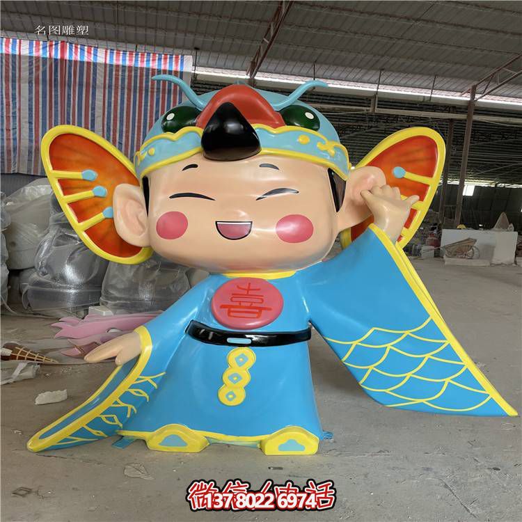 玻璃钢彩绘卡通人物景观雕塑-给你一个全新的商场和游乐园体验