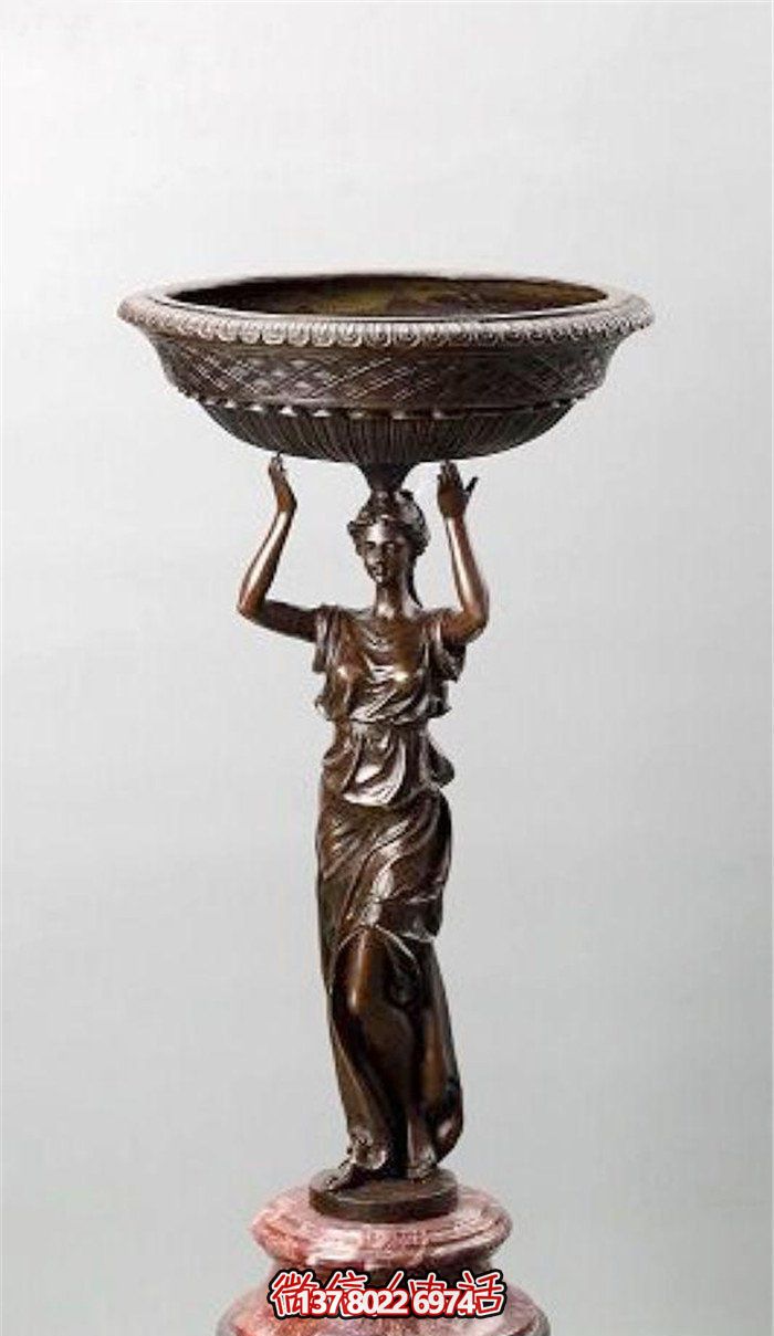 精美铜雕花盆，打造完美家居景观