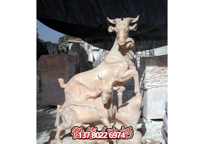 开泰大型仿真山羊雕塑装饰品