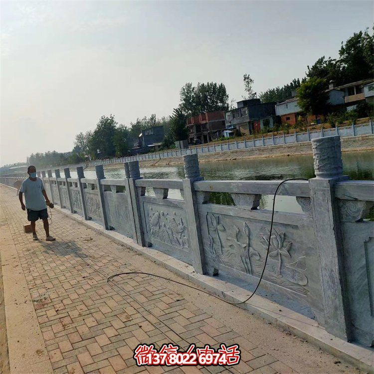 唯美的大理石栏杆雕塑，为园林景观增添绝美风采