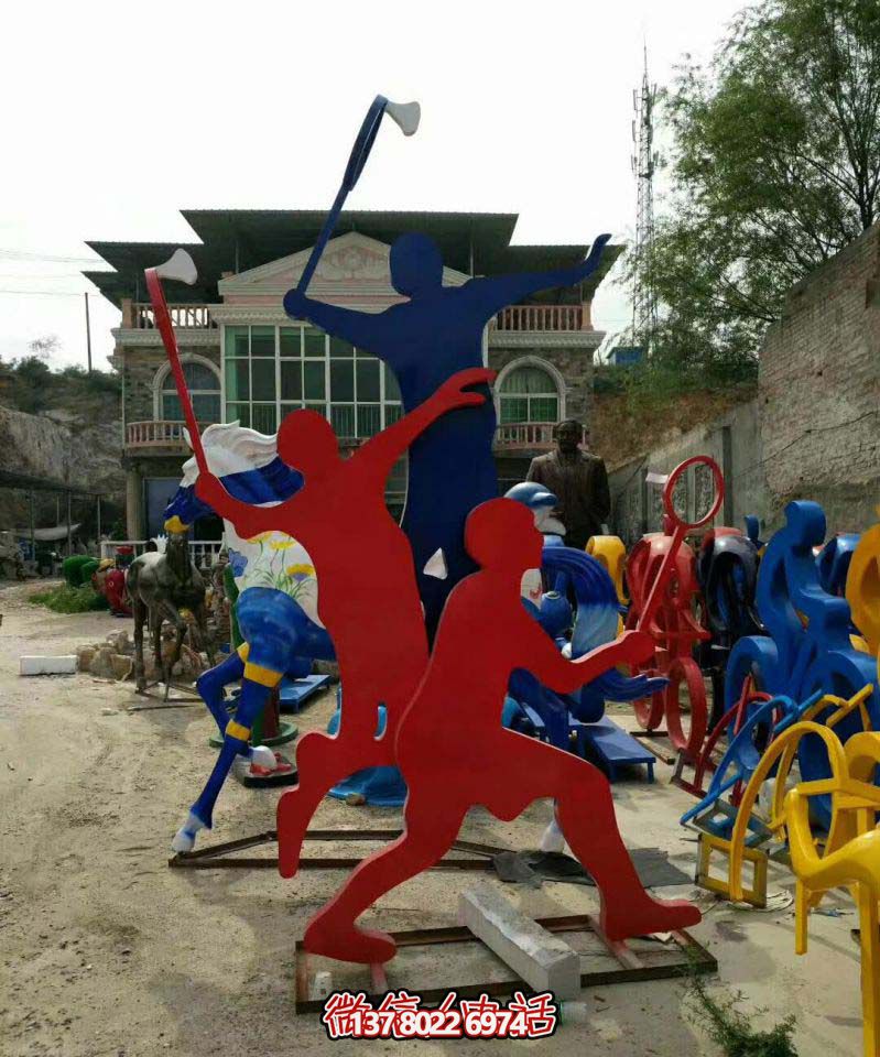 不锈钢户外羽毛球雕塑