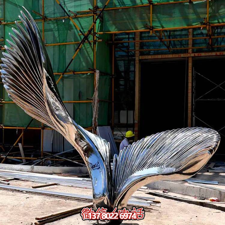 现代风格不锈钢喷泉摆件，创造完美的户外水景