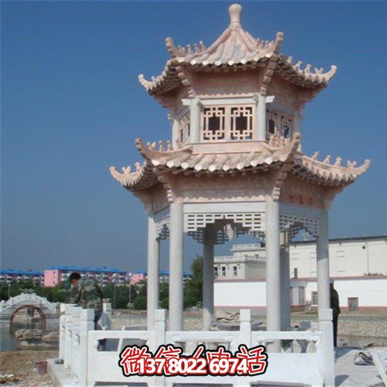 大理石凉亭，让您的园林景观更加完美