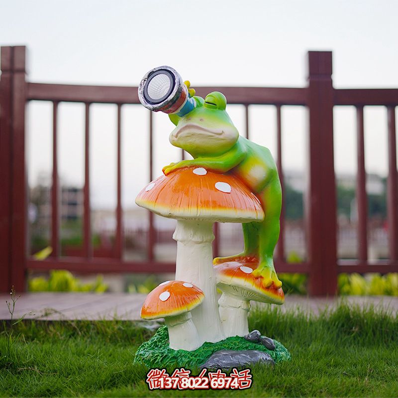 太阳能灯卡通动物模型摆件