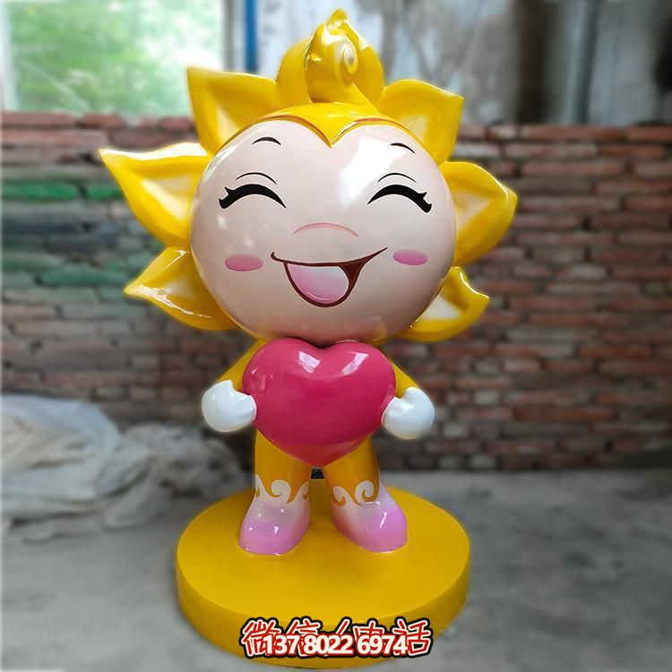 玻璃钢制落地摆件公仔雕塑