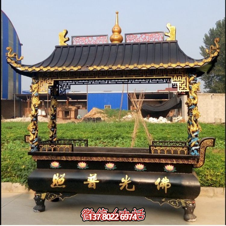 大型铜雕祈福香炉雕塑