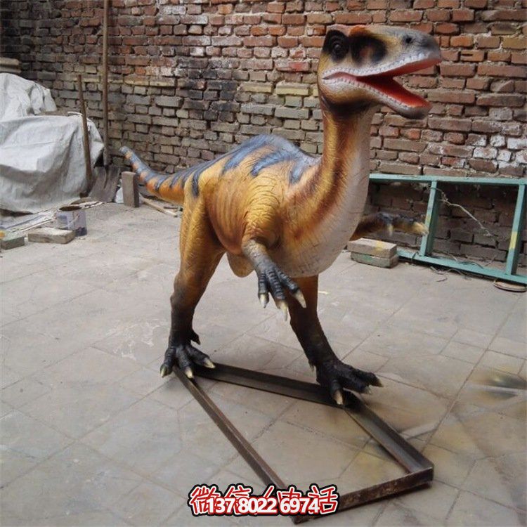 游乐场玻璃钢仿真恐龙雕塑