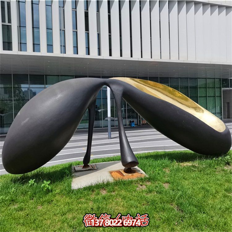 抽象不锈钢景观摆件，为你的广场和公司添上创意色彩