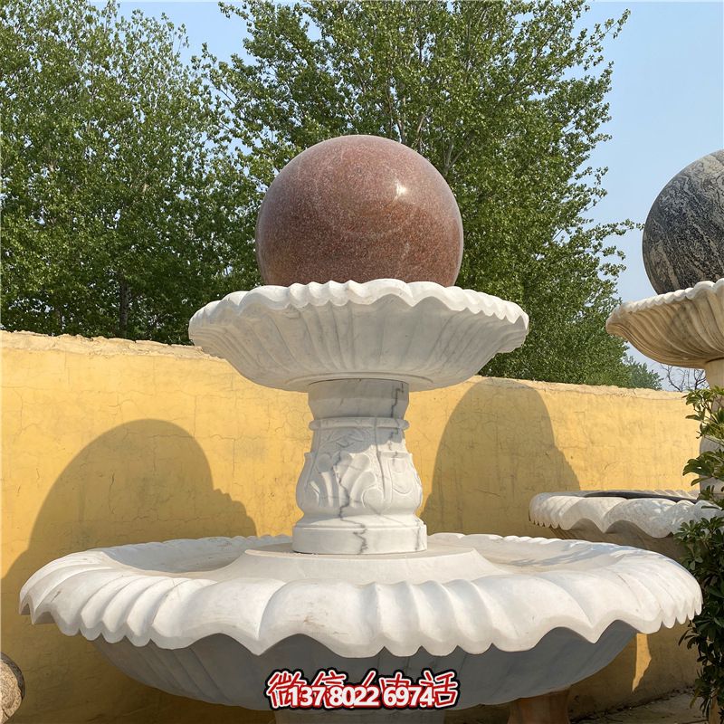 精美石雕室内喷泉