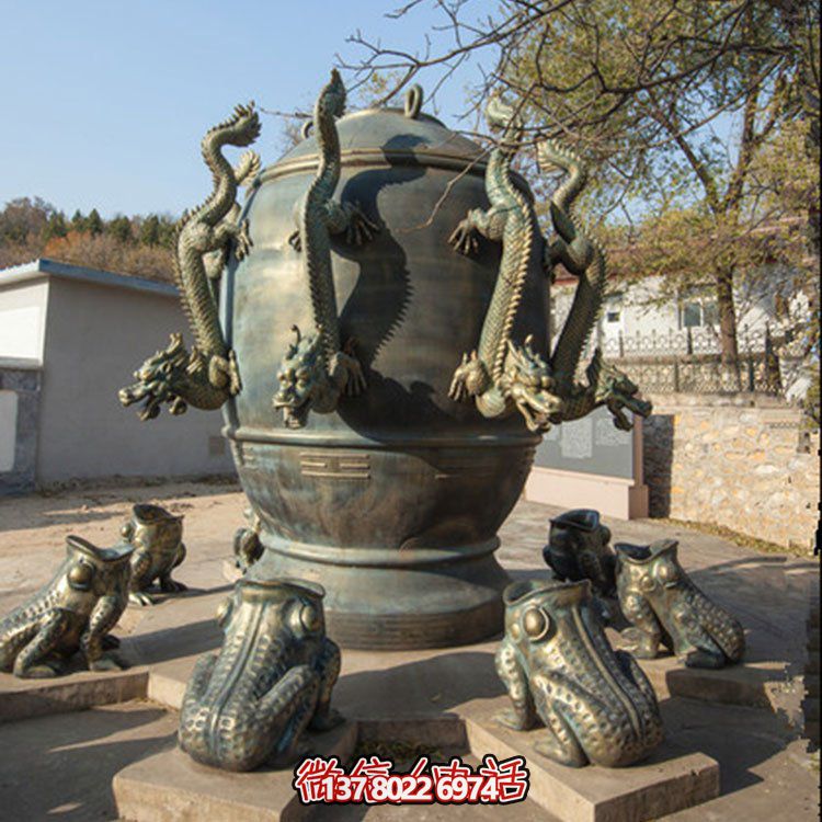 大型纯铜景观雕塑摆件定做