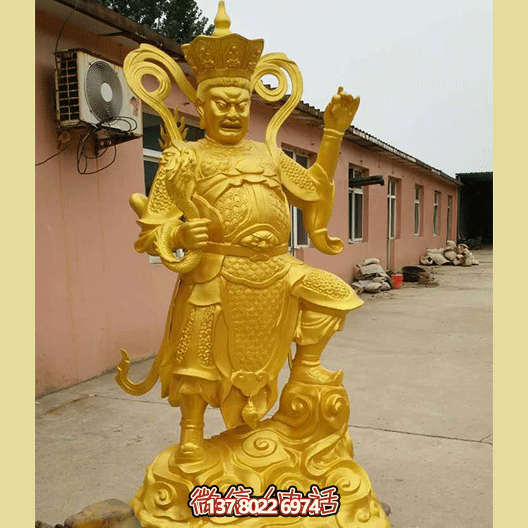 金漆四大天王菩萨像——让信仰熠熠生辉