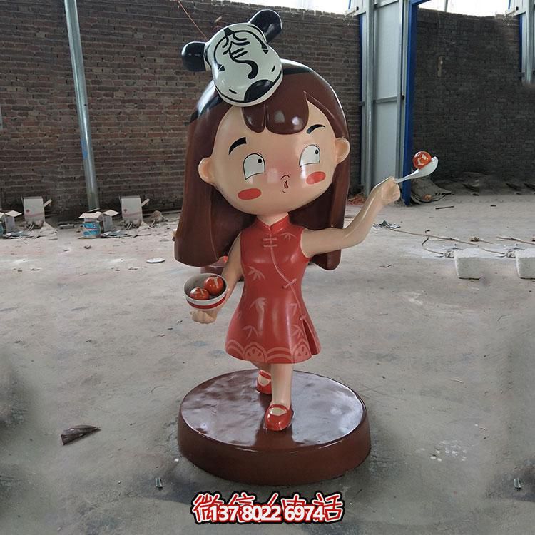 雕塑玻璃钢人物卡通