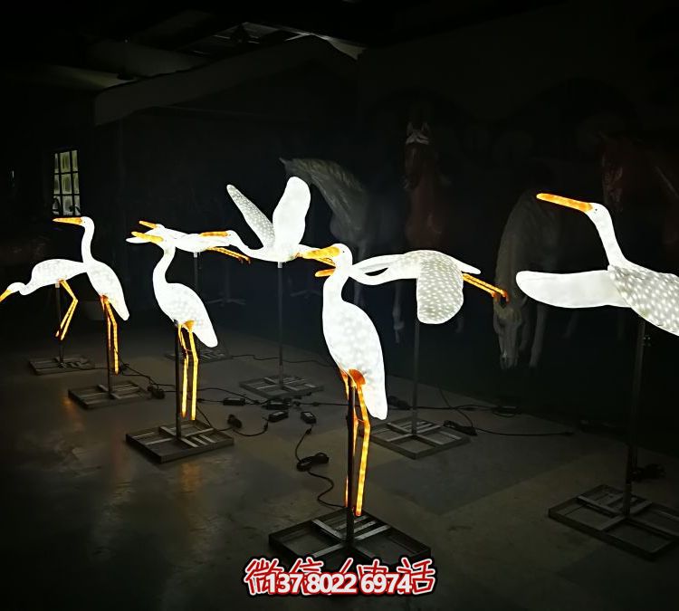 玻璃钢雕塑景观亮化，点亮景区园林