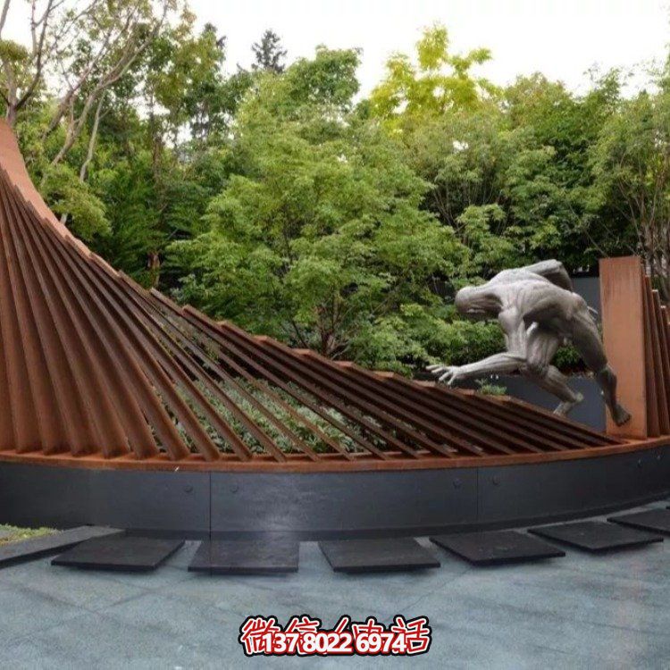 不锈钢景观雕塑，创意装点公园户外园林