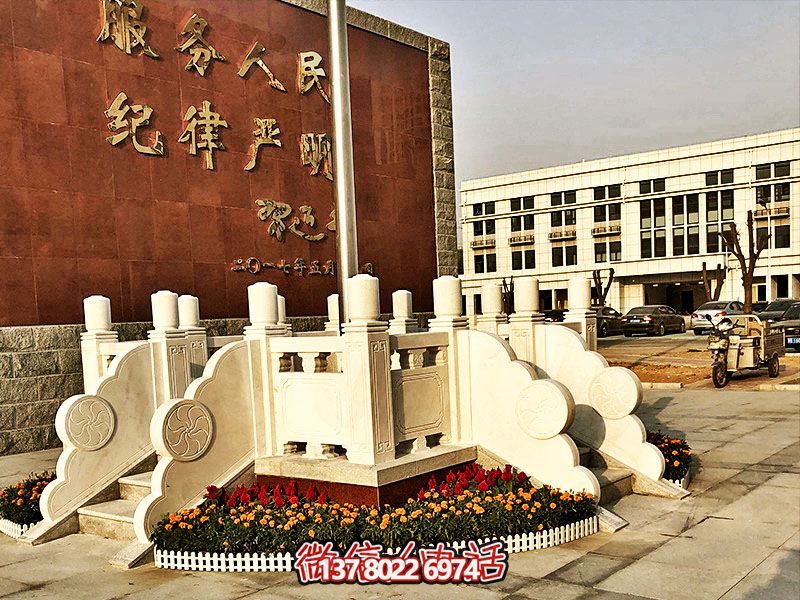 精致大理石升旗台——为政府单位和广场摆放