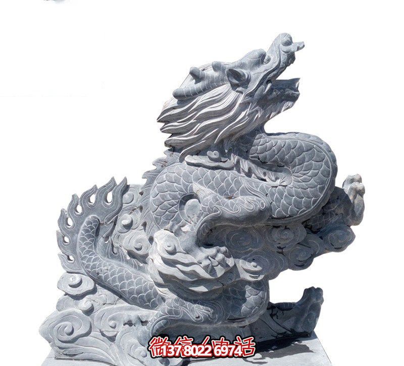 艺术之美大理石龙雕塑