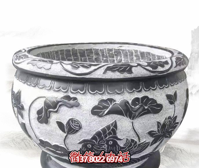 倾情精雕，高端户外景观缸雕塑