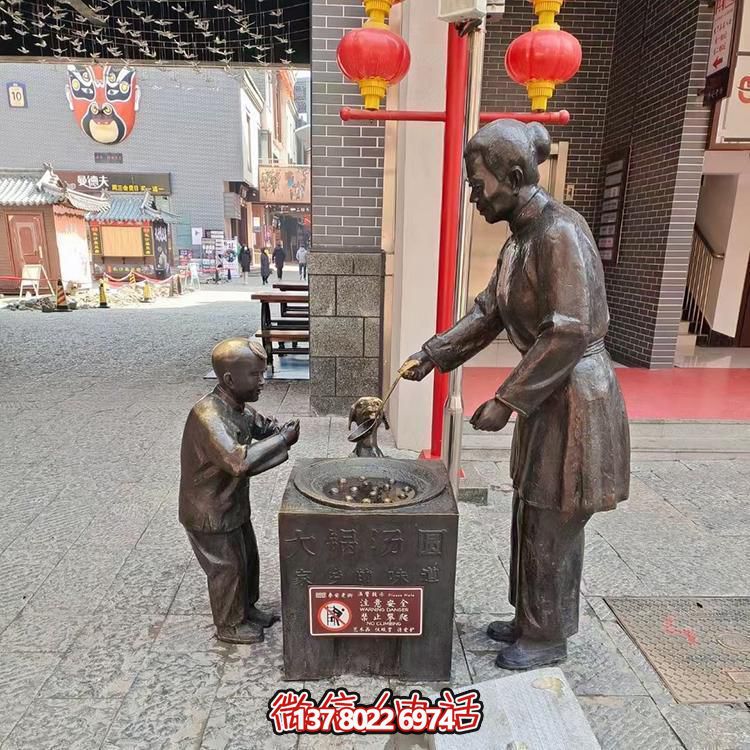 中国传统民俗文化街道雕塑小品