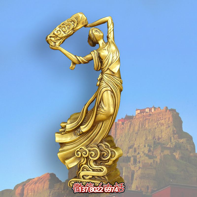 上古神话雕塑-女娲补天