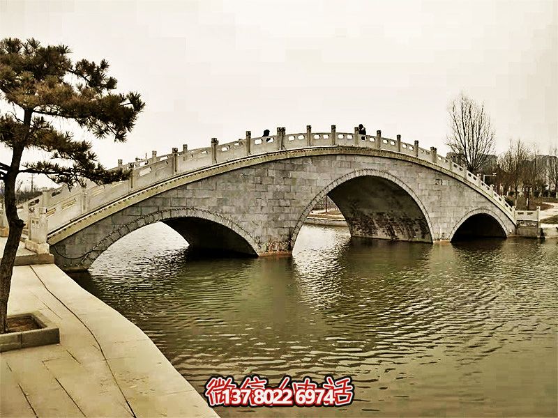 精美大理石景观石桥景观石栏杆，为您打造完美公园