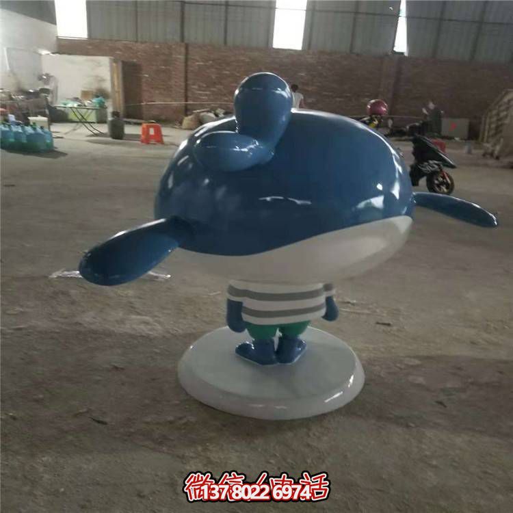 全新卡通玻璃钢游乐园雕塑公仔