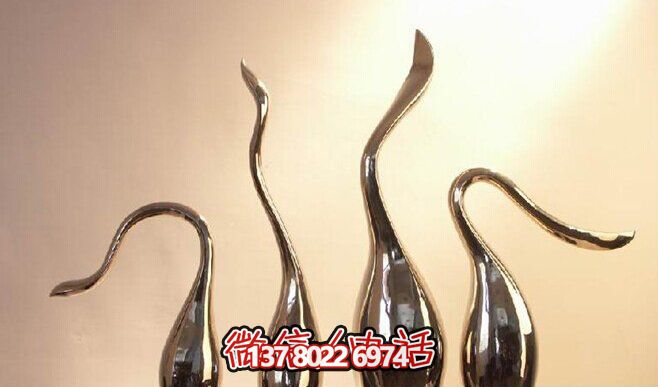 创意玻璃钢天鹅雕塑