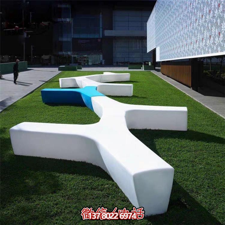 几何园林景观雕塑座椅