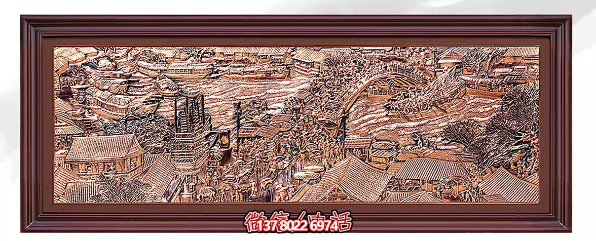 抽象浮雕清明上河图