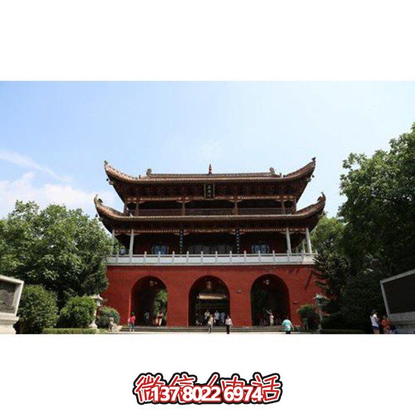 传统九龙寺庙石栏杆浮雕