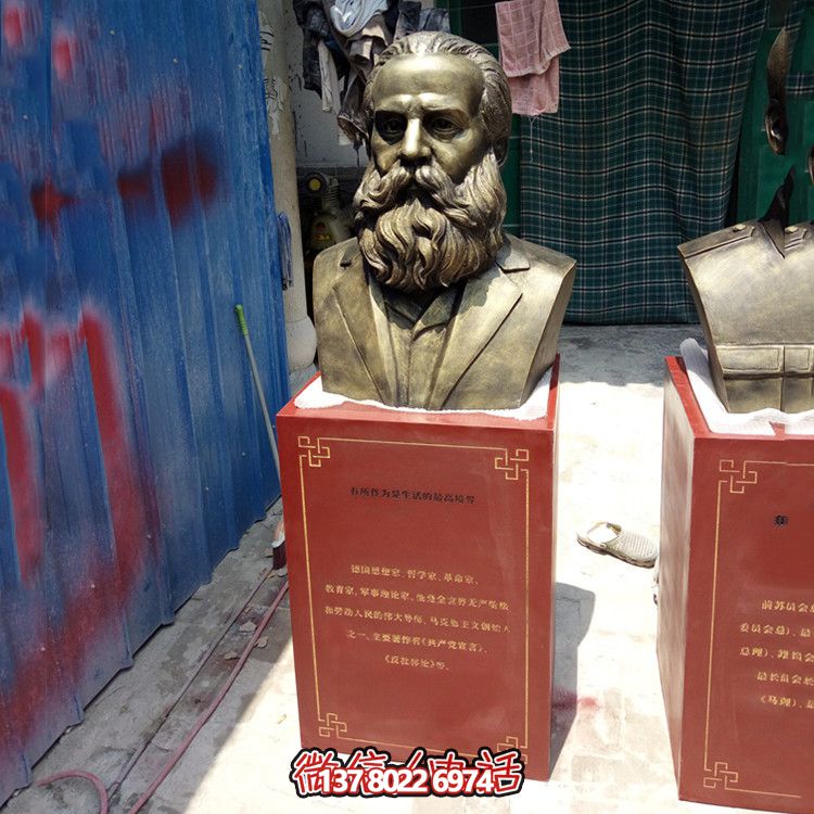 克思仿铜马玻璃钢雕塑