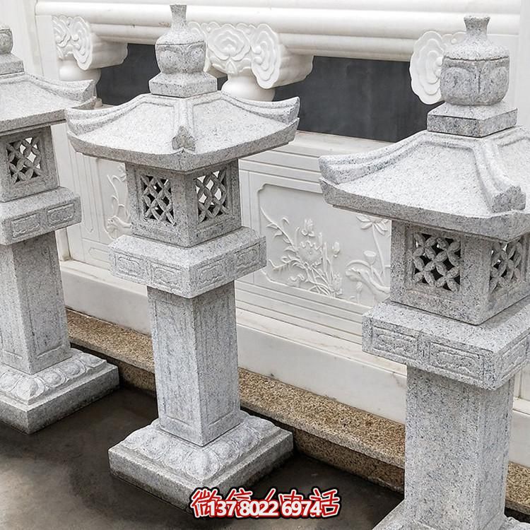 完美再现传统仿古庭院，铸就经典花园灯笼雕塑