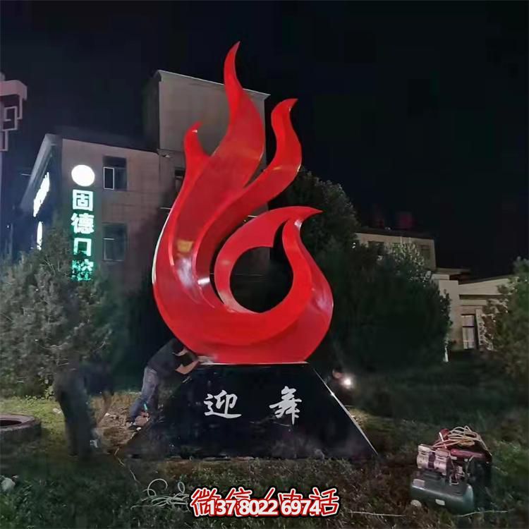 凤凰雕塑不锈钢别墅装饰