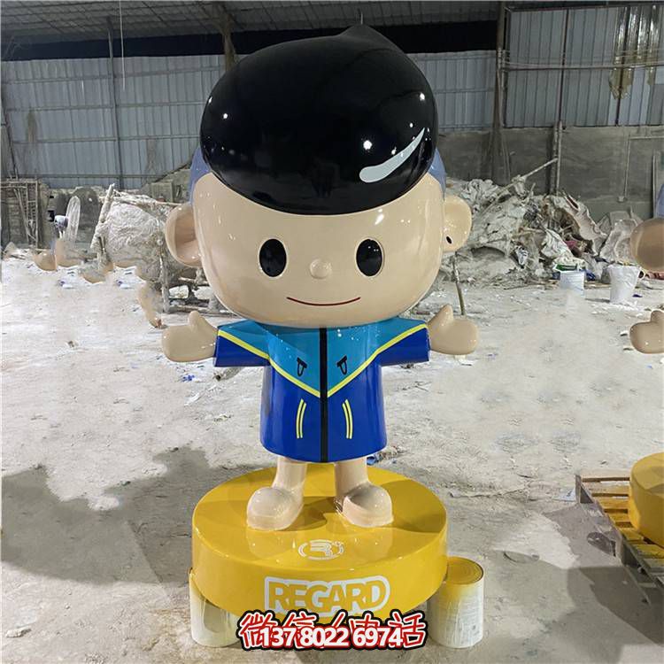 玻璃钢卡通吉祥物雕塑——为幼儿园提供温馨的环境